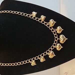 HEARTS of all sizes NECKLACE